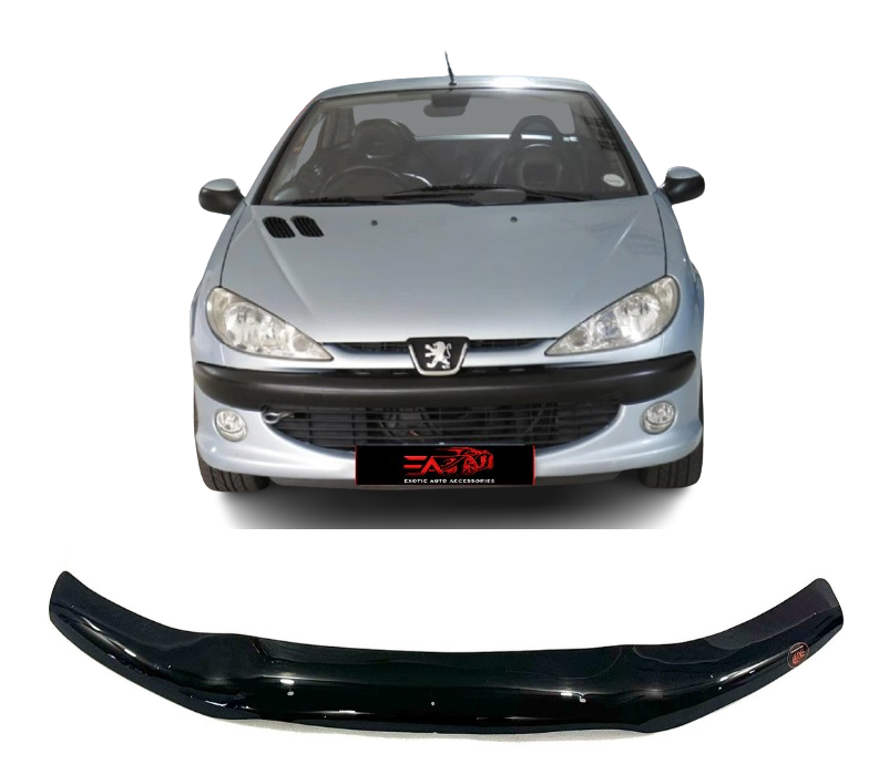 Peugeot 206 Gloss Black bonnet guard – Exotic Auto Accessories