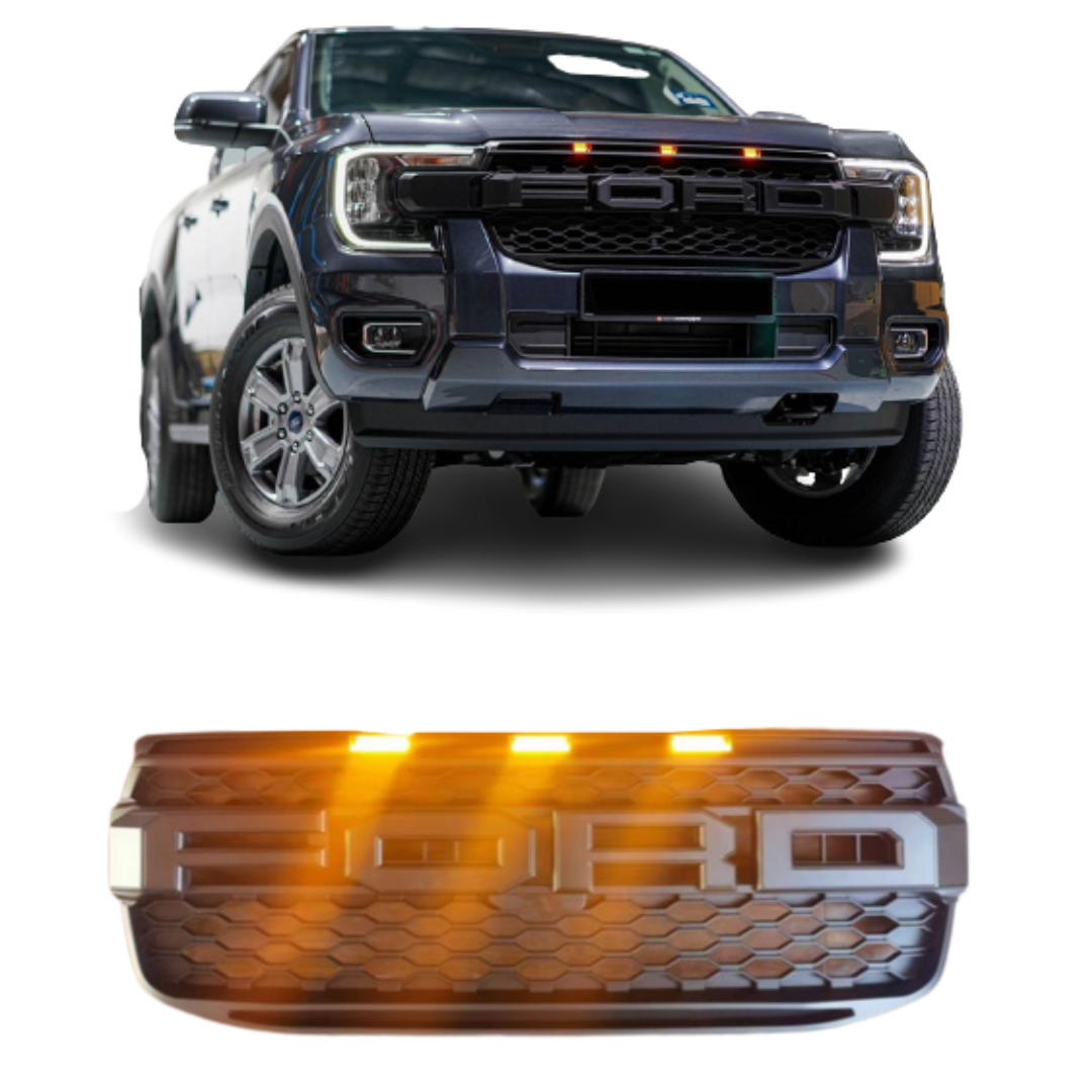 Ford Ranger T9 Grill Ford lettering with LEDs 2023+ – Exotic Auto  Accessories