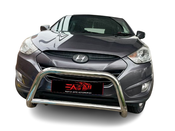 Hyundai IX35 chrome nudge bar with bottom bar Exotic Auto