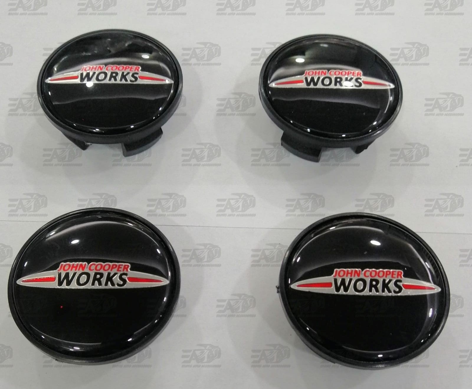 Mini Cooper JCW center caps 4 piece set 54mm – Exotic Auto Accessories