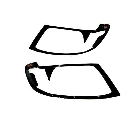 Ford Ranger Gloss Black Headlight shields T6 12-16