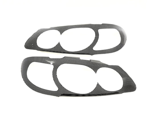 Almera 04-10  Carbon Headlight shields