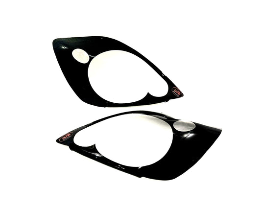 Ford Fiesta Gloss Black Headlight shields 05-08