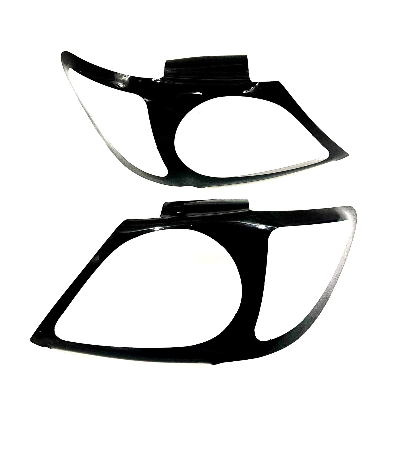 Hilux Gloss Black Headlight shields 05-10