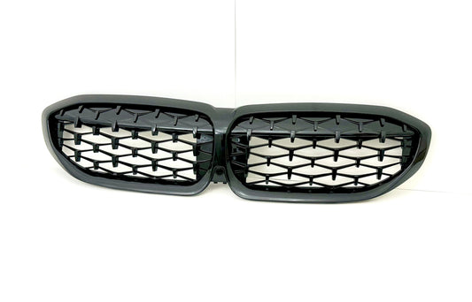 G20 gloss black diamond kidney grill