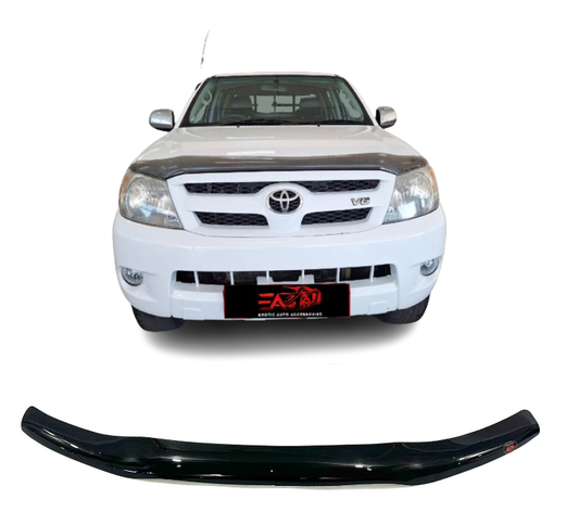 Toyota Hilux Gloss Black bonnet guard 2006-2008