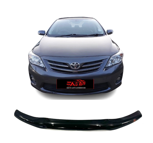 Toyota Corolla Gloss Black bonnet guard 2007-2013