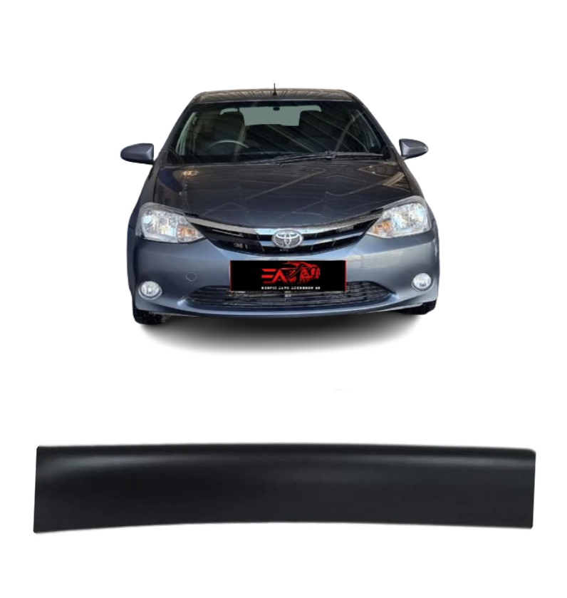 Toyota Etios Matt Black bonnet guard 2012+