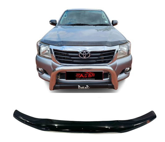 Toyota Hilux Gloss Black bonnet guard 2012-2015