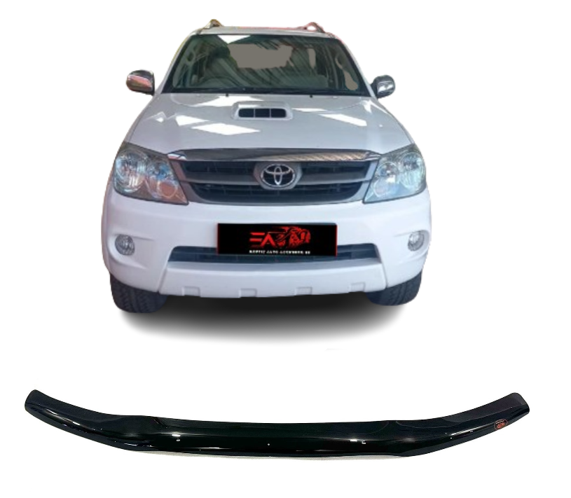 Toyota Fortuner Gloss Black bonnet guard 2005-2008