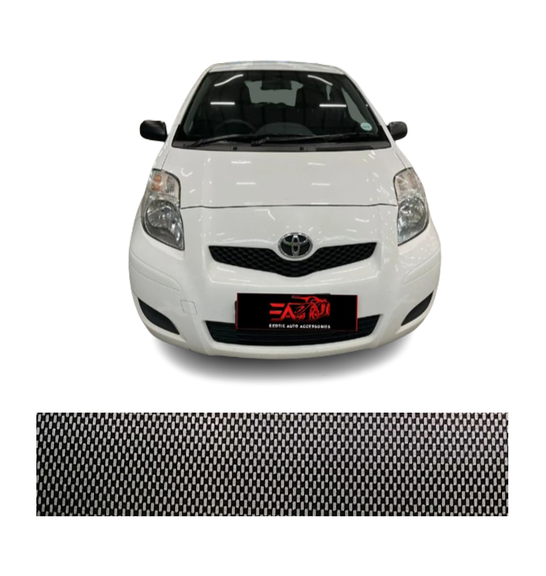 Toyota Yaris Hatch carbon bonnet guard 2006-2011