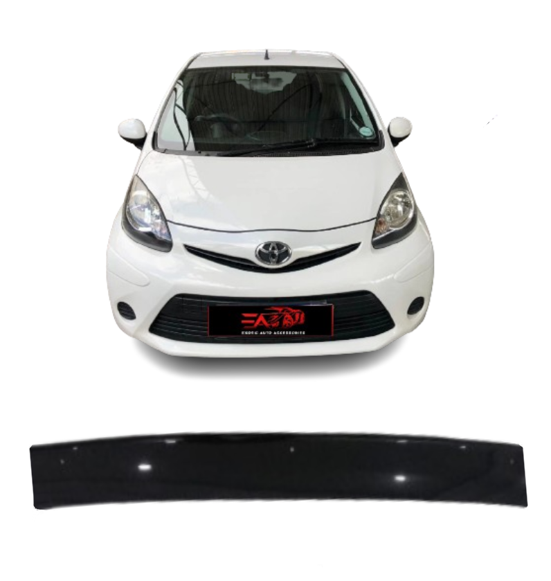 Toyota Aygo Gloss Black bonnet guard 2011-2015 – Exotic Auto Accessories