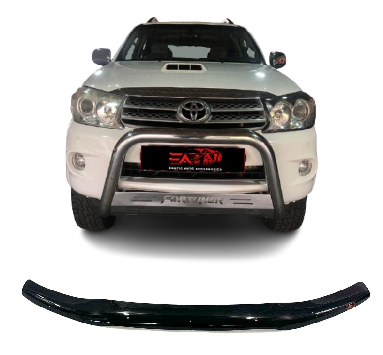 Toyota Fortuner Gloss Black bonnet guard 2009-2011