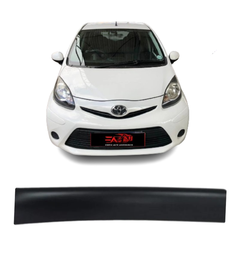 Toyota Aygo Matt Black bonnet guard 2011-2015