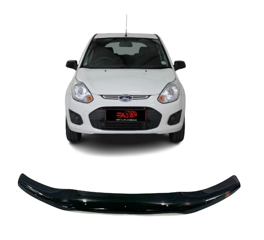 Ford Figo Gloss Black bonnet guard 2010-2015