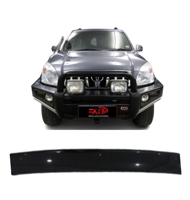 Toyota Prado Gloss Black bonnet guard 2003-2009