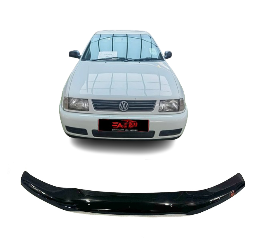 VW Polo Gloss Black bonnet guard 97-02