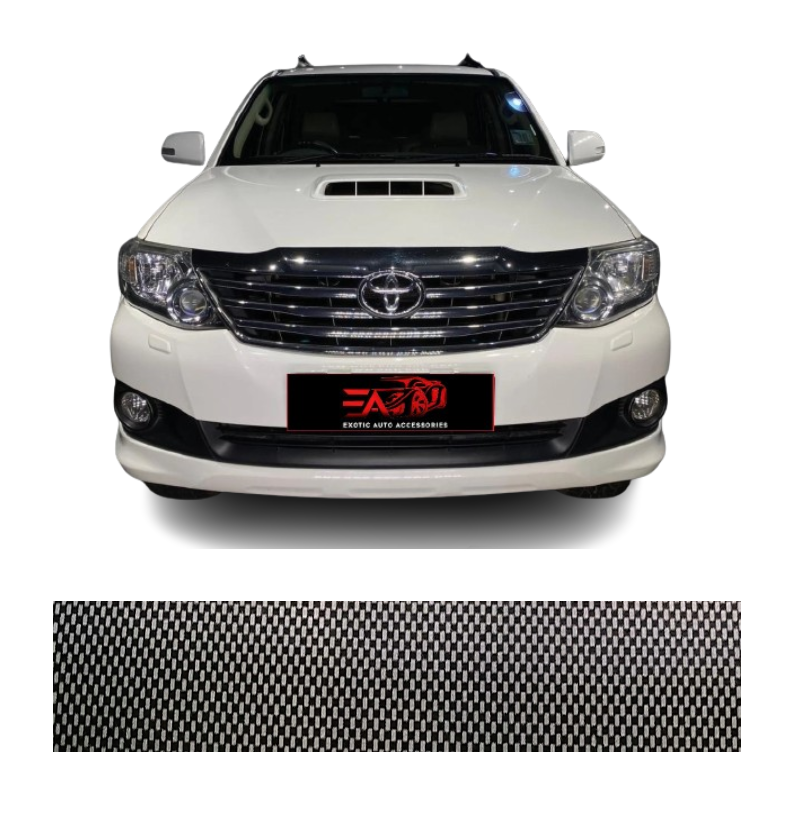 Toyota Fortuner carbon bonnet guard 2012-2015