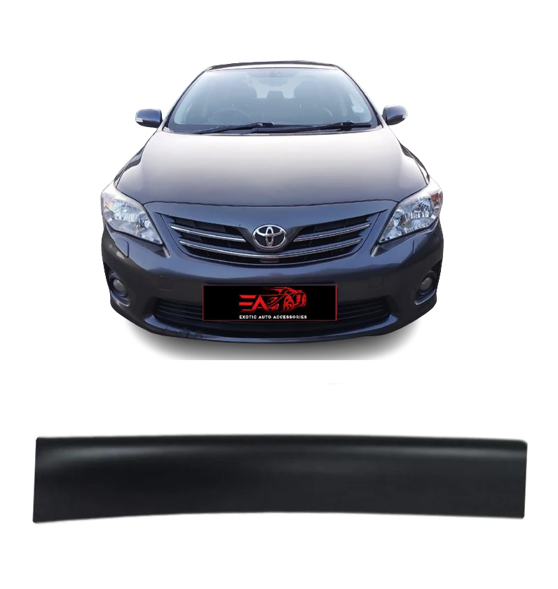 Toyota Corolla Matt Black bonnet guard 2007-2013