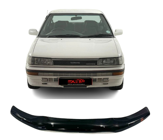 Toyota Corolla/Conquest Gloss Black bonnet guard 88-94