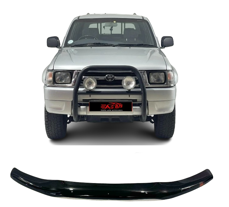 Toyota Hilux Gloss Black bonnet guard 1998-2002