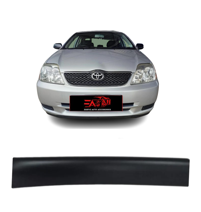 Toyota Corolla Matt Black bonnet guard 02-06