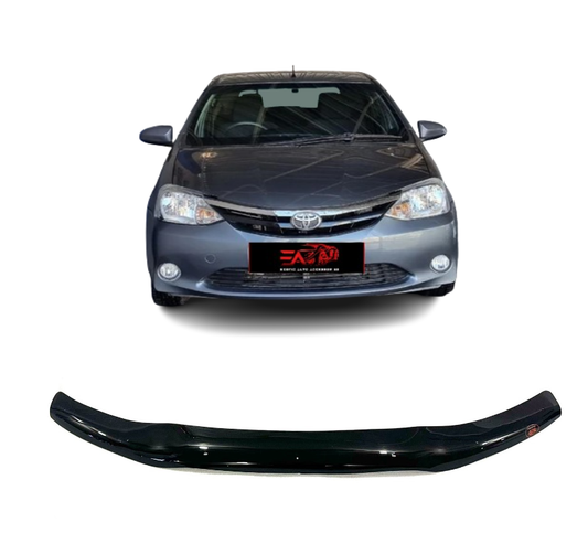 Toyota Etios Gloss Black bonnet guard 2012+