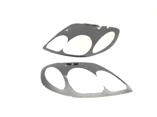 Toyota Corolla carbon Headlight shields  02-06