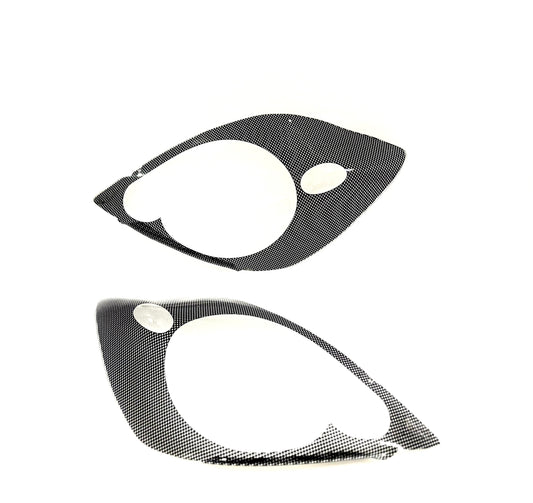 Ford Fiesta Carbon Headlight shields 05-08