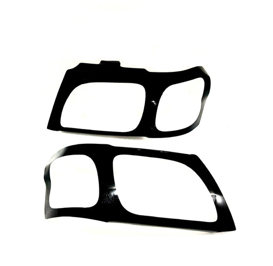 Toyota Hilux Gloss Black Headlight shields 02-05