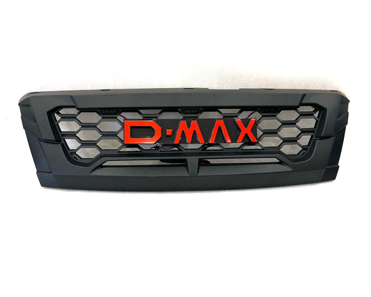 Isuzu D-Max red letters LED grill 2016-2021