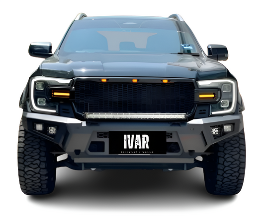 Ford Ranger T9 Ivar Series Front Steel Bumper & Bash Plate 2023+