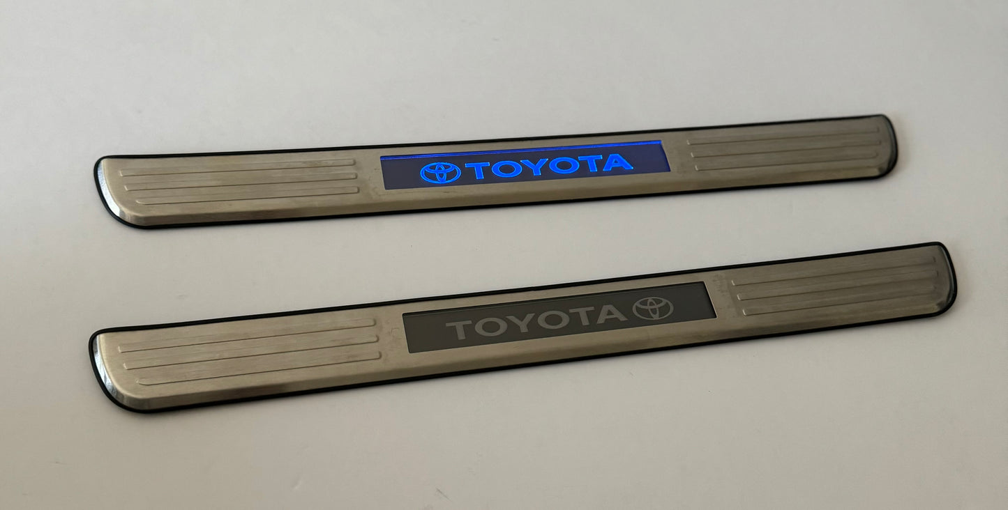 Toyota LED wireless step plate 2pc