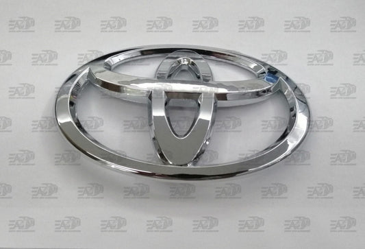 Toyota Silver Badge 100x65mm