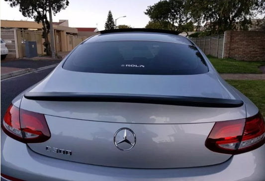 C-Class W205 coupe gloss black broad boot spoiler