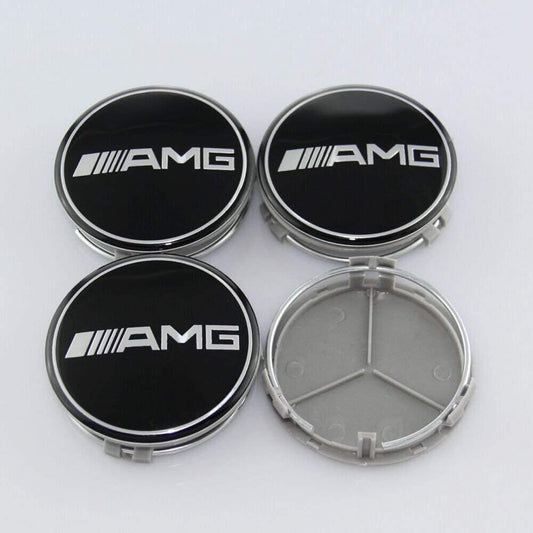 Mercedes-Benz AMG lettering center caps 4 piece 75mm