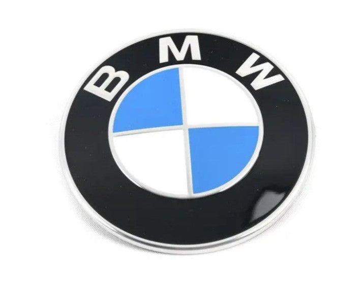 BMW blue & white bonnet/boot badge 82mm