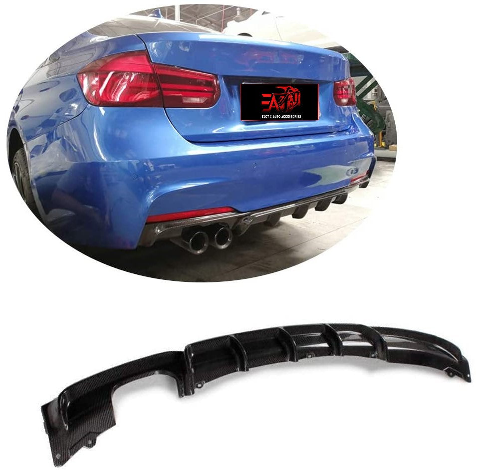 F30 gloss black single side double pipe diffuser