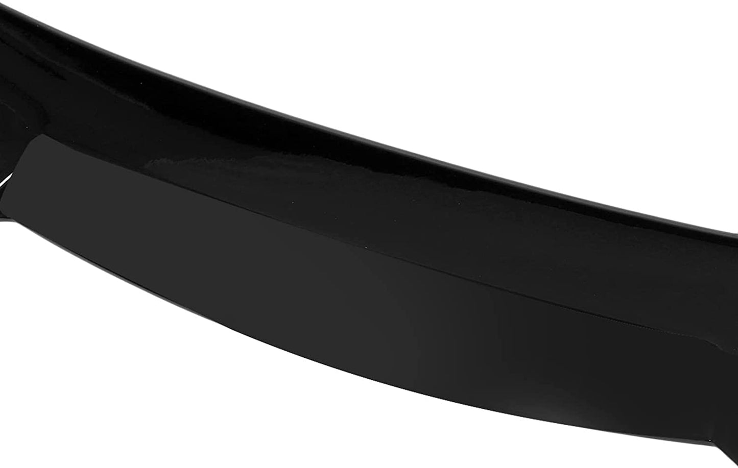 F32 gloss black M4 style boot spoiler 4 door