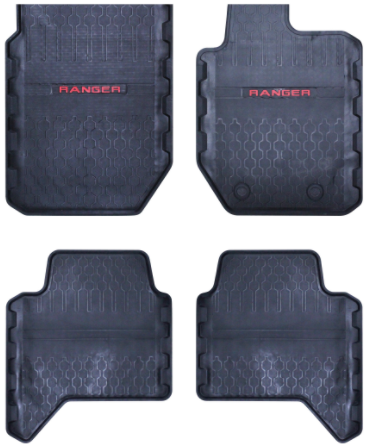 Ford Ranger latex rubber floor mats 2012+