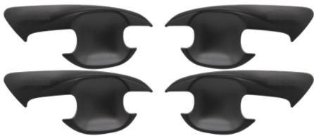 Mazda BT-50 black door bowls