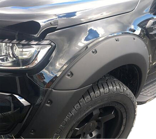 Ford Ranger studded matt black wheel arches 2016+