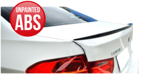 F30 unpainted slim boot spoiler