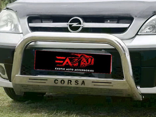 Opel Corsa chrome nudge bar 2005+