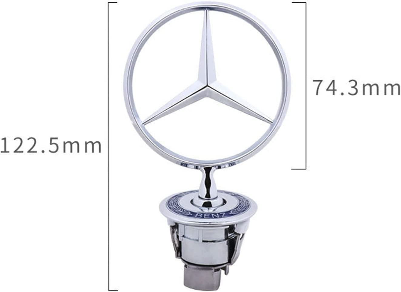 Mercedes-Benz hood badge star emblem