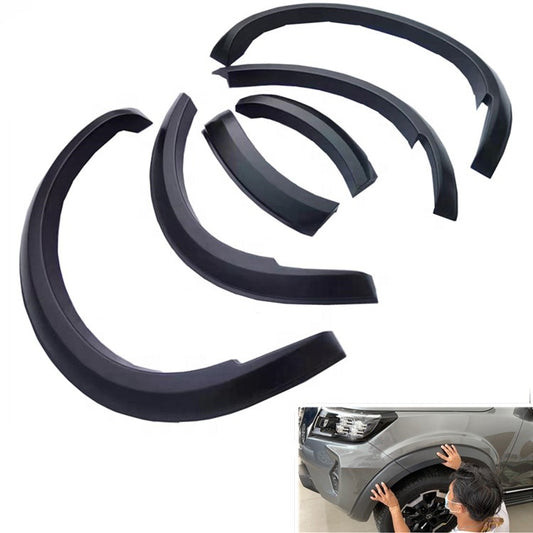 Nissan Navara matt black slim wheel arches 2015+