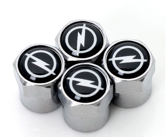 Opel logo valve caps 4 Piece set