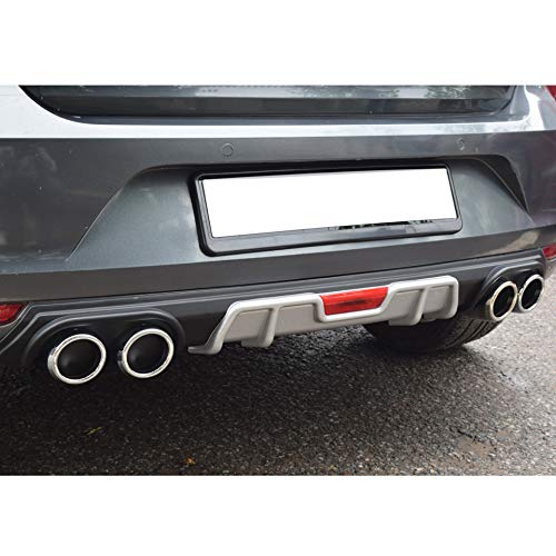 Polo 6 4-pipe rear diffuser with silver tail pipes