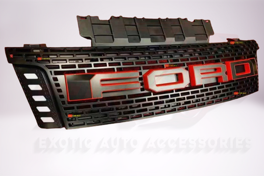 Ford Ranger T6 grill Ford lettering with side LEDs