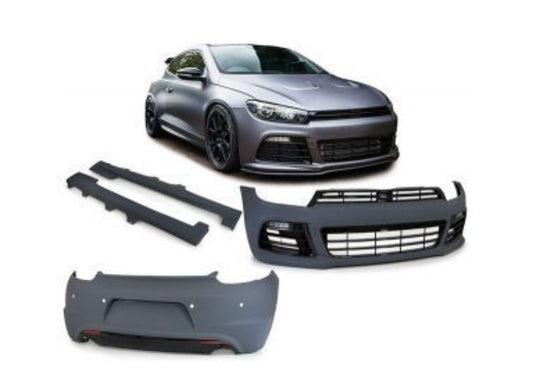 SCIROCCO R BODY KIT-COMPLETE FRONT BUMPER/REAR BUMPER/SIDE SKIRTS 2010-2015